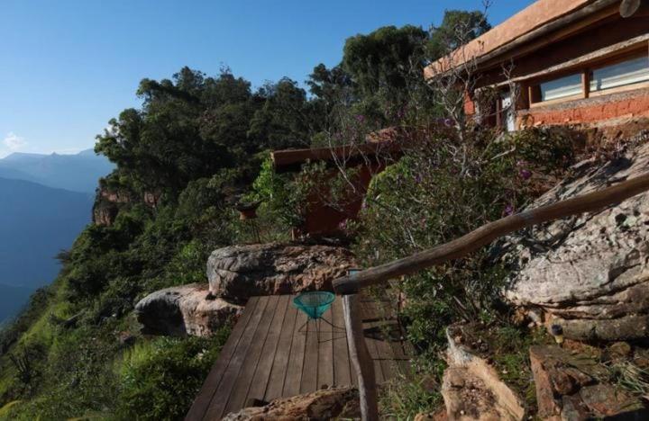 לינה וארוחת בוקר לוס סאנטוס Refugio La Roca מראה חיצוני תמונה
