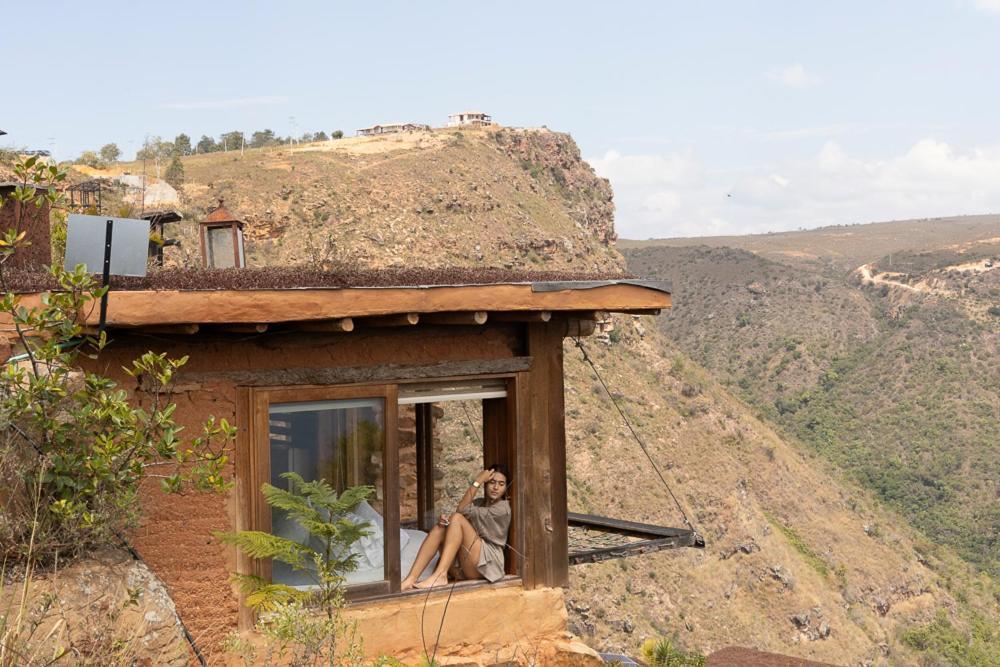 לינה וארוחת בוקר לוס סאנטוס Refugio La Roca מראה חיצוני תמונה